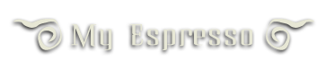 my espresso logo